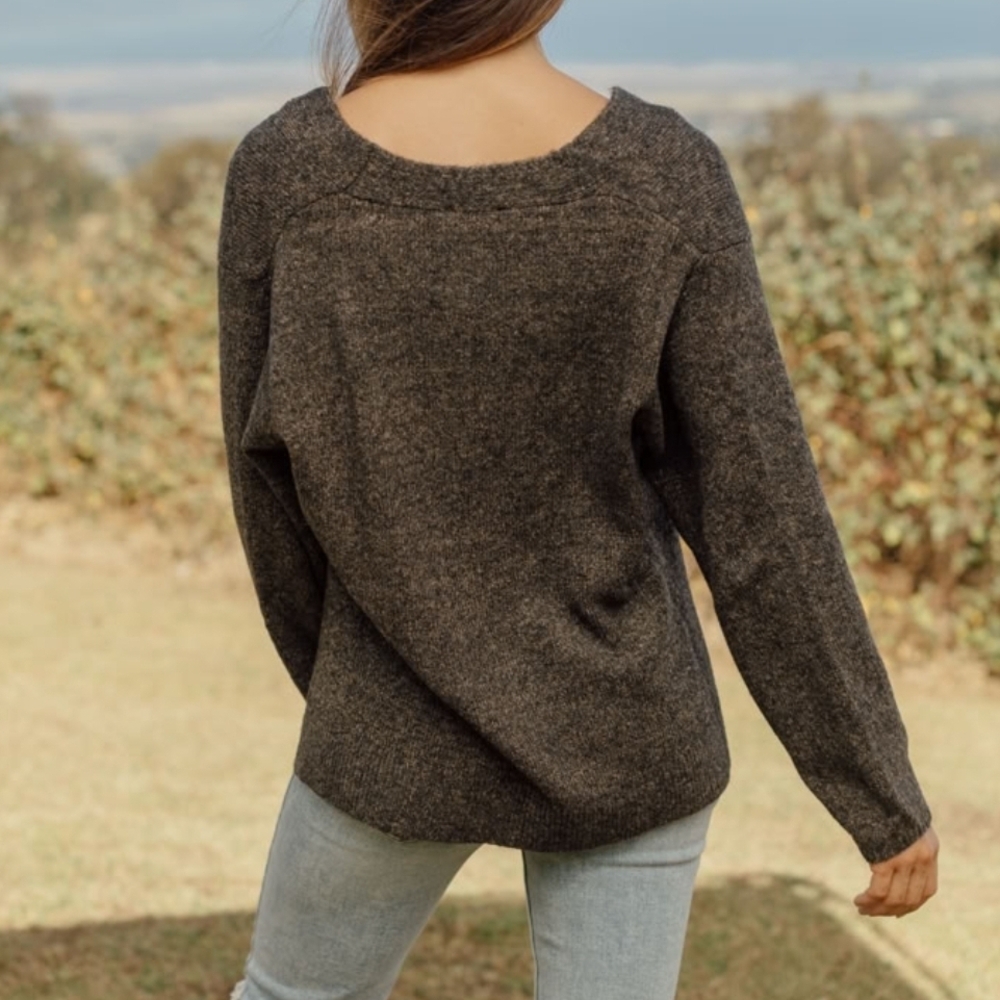 Neuflora Lacey Cardigan - Charcoal - Picture 3 of 10